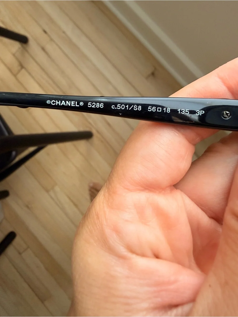 Chanel 5286 Black Oversized Polarized Sunglasses – Made in Italy